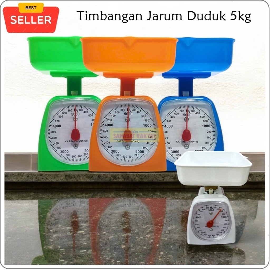 Timbangan Analog Timbangan Jarum Timbangan Tepung Timbangan Duduk 5kg