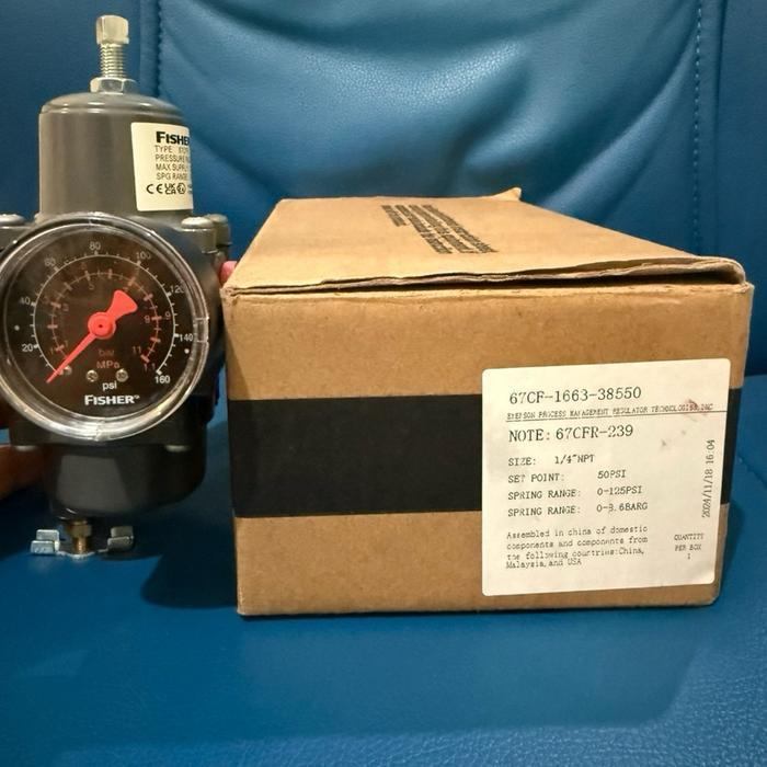 REGULATOR FISHER FS67CFR-239 1/4NPT NEW ORIGINAL FISHER