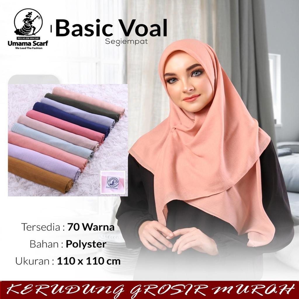 Voal Polos Basic Umama voal basic umama grosir jilbab umama(NEW) Part 3