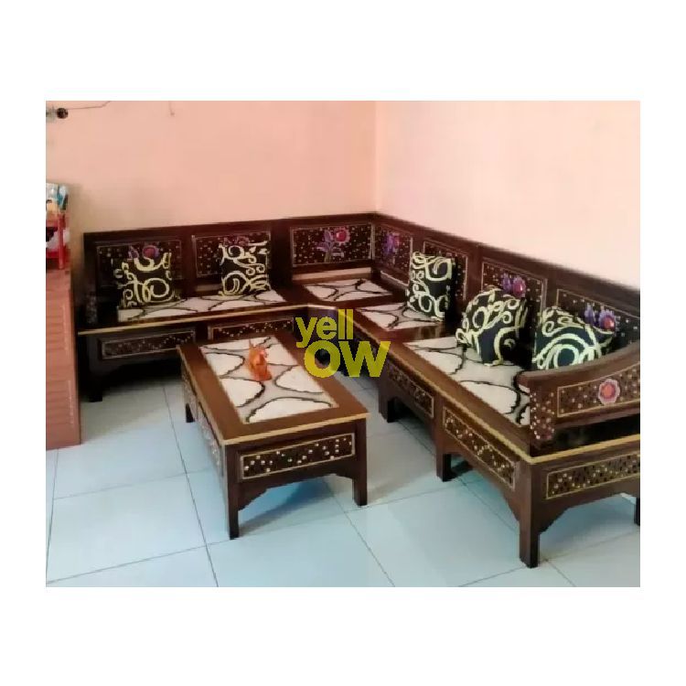Kursi Sofa Ruang Tamu Minimalis Modern Kayu Jati Asli Jepara