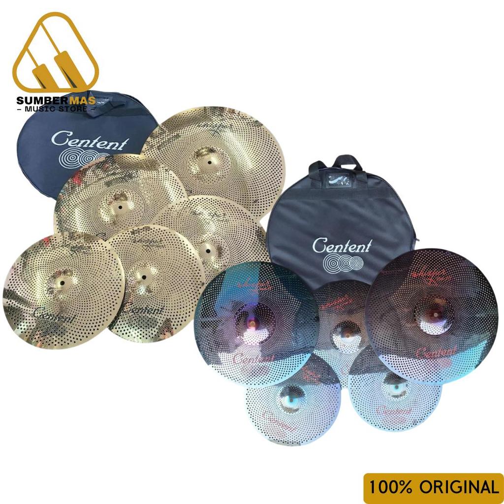 CENTENT WHISPER Silent Cymbal Practice Set 14161820 | Simbal Drum Set