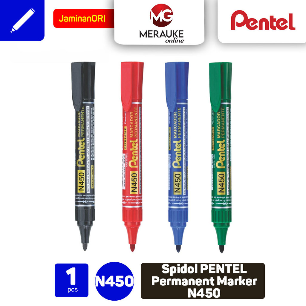 Spidol PENTEL Permanent Marker N450
