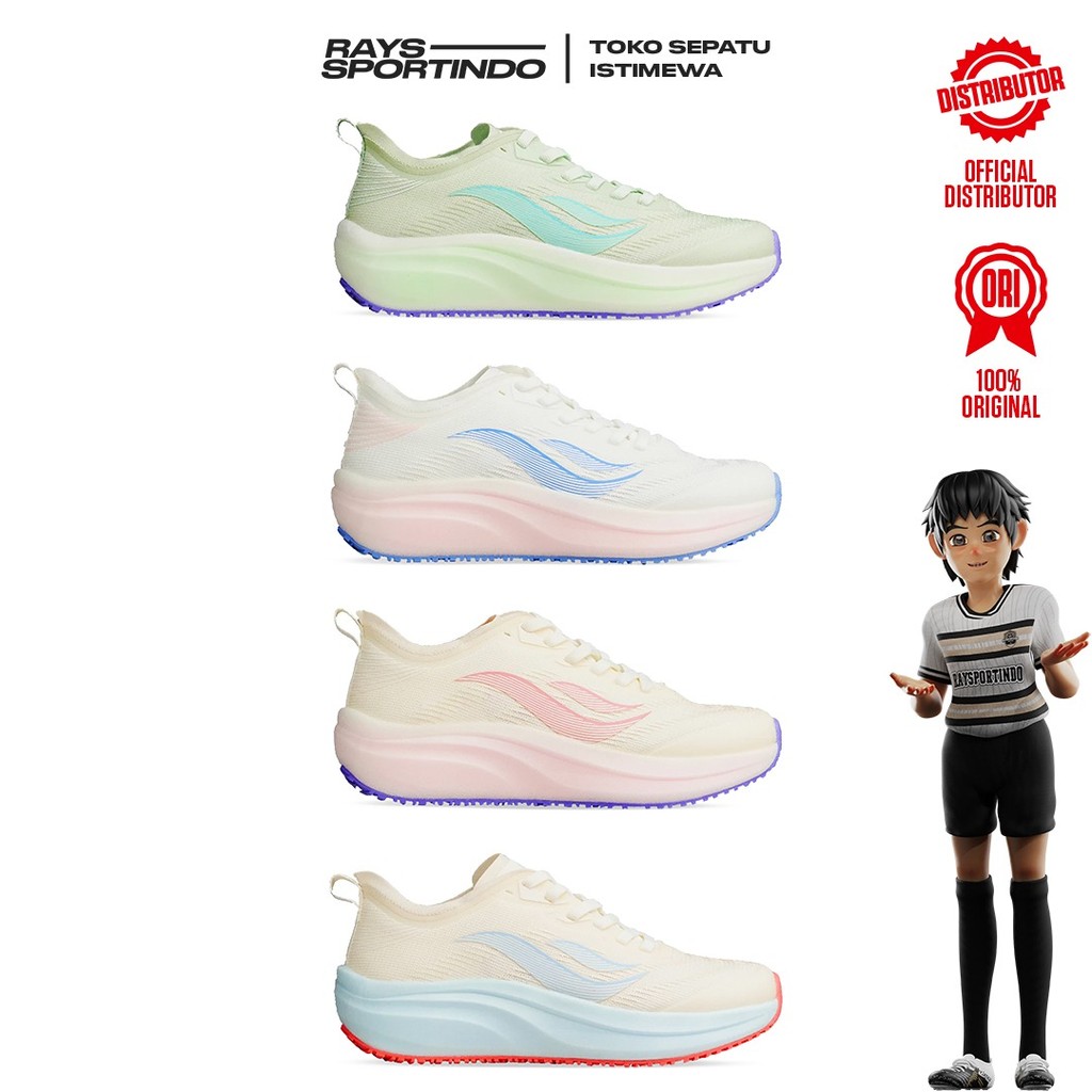 SEPATU RUNNING WANITA DESLE EXORA