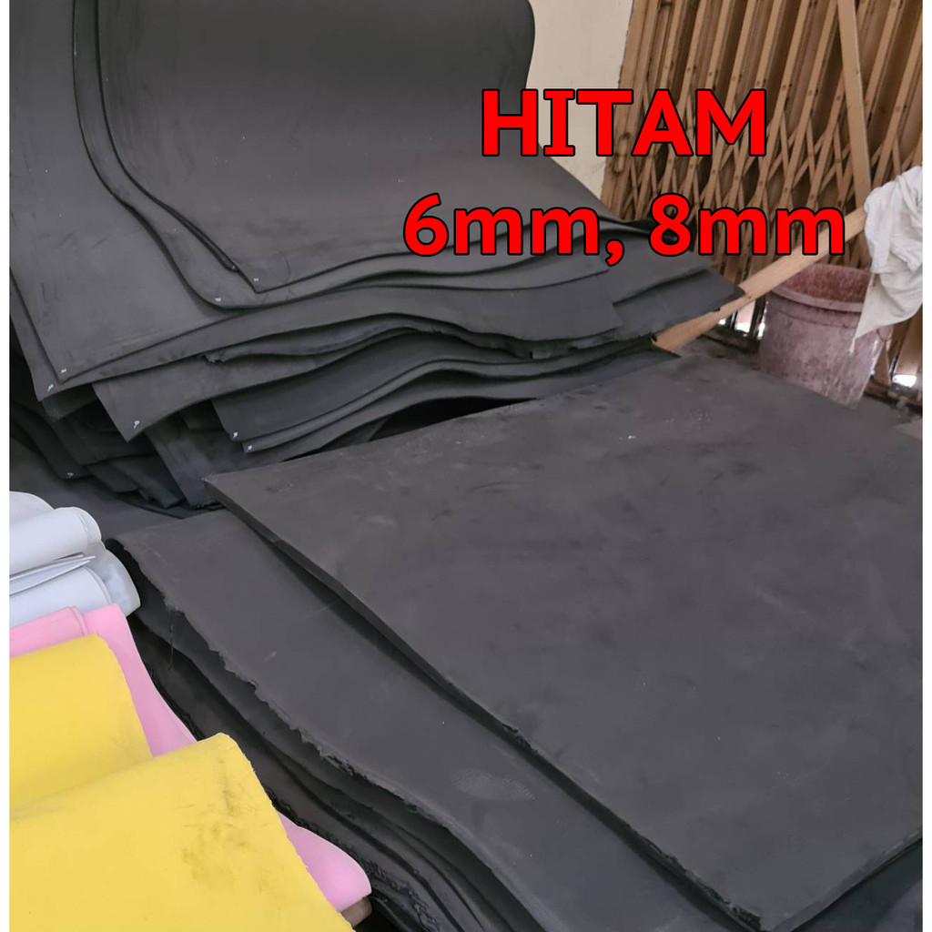 Spon Ati / Spon Eva / Busa Ati 6mm 8mm Hitam