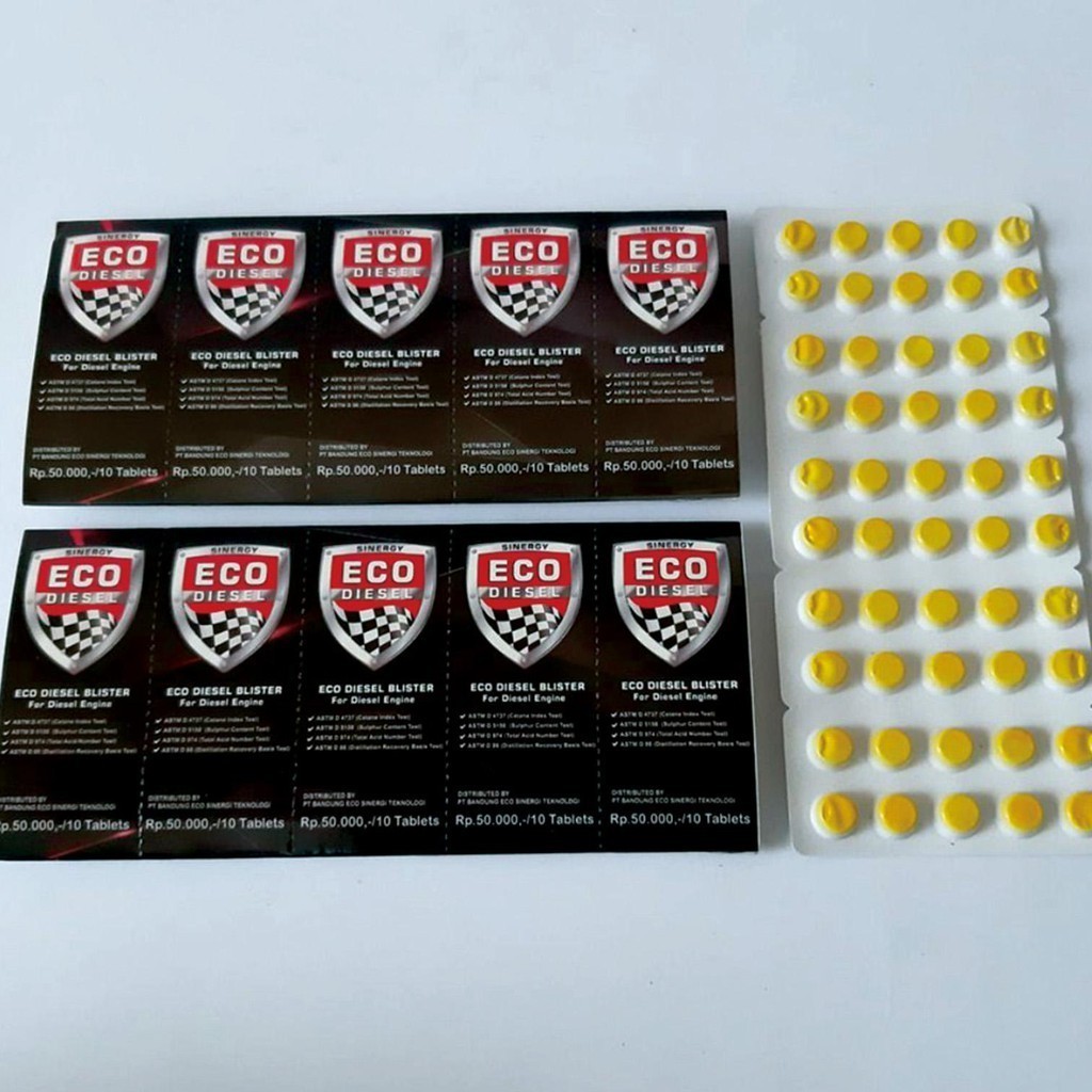 Penghemat Solar Eco Racing Diesel Blister Isi 50 - Penghemat Bahan Bakar