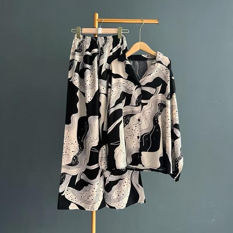 BUPESHOP One set wanita / One set Jumbo/ One set wanita jumbo / setcel rayon /setelan rayon motif / 
