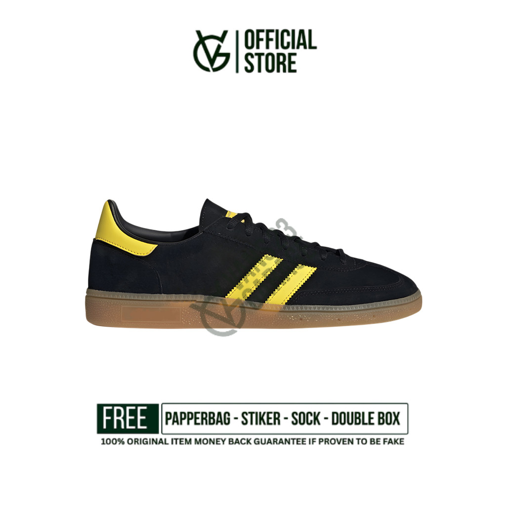 Sepatu Sneakers Adidas Handbal Spezial Core Black Yelow Gold Original BNIB Unisex