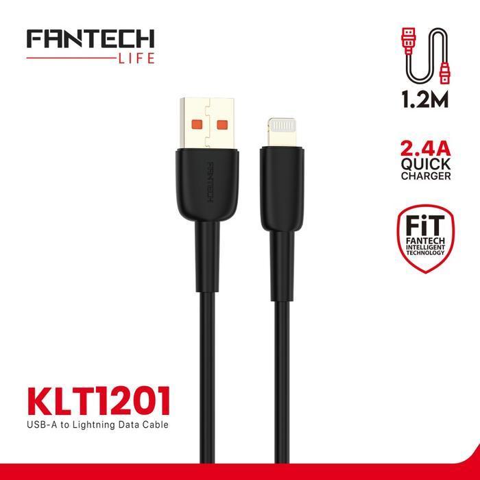 Kabel Data Duralink FANTECH KLT1201 / KLT-1201 / KLT 1201 18W 120CM USB A to Lightning Port (A to L)