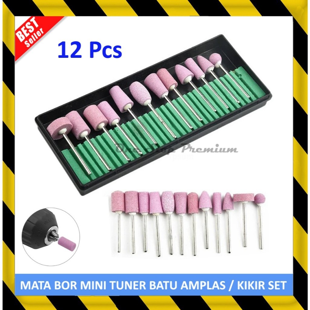 MATA BOR MINI KEPALA DREMEL TUNER TUNNER CUNER GERINDA GURINDA GRINDA ABRASIVE GRINDING MOUNTED STON