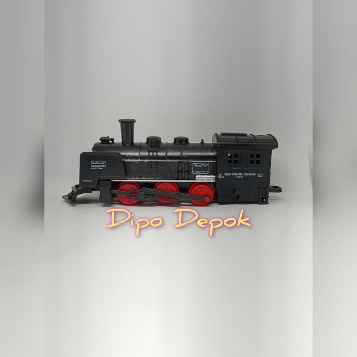 Kereta Api Lokomotif Gerbong Railking Ho Mainan Skala 87 Classic Train - Loko Roda Merah