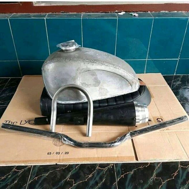 PAKET CB JAPSTYLE SCRAMBLER DASAR PNP TIGER MEGAPRO BYSON SCORPIO Paket Tangki Motor