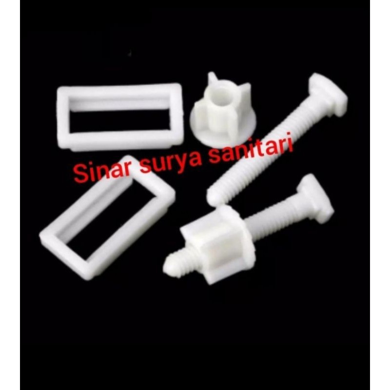 Baut penutup kloset toto / baut engsel dudukan toilet