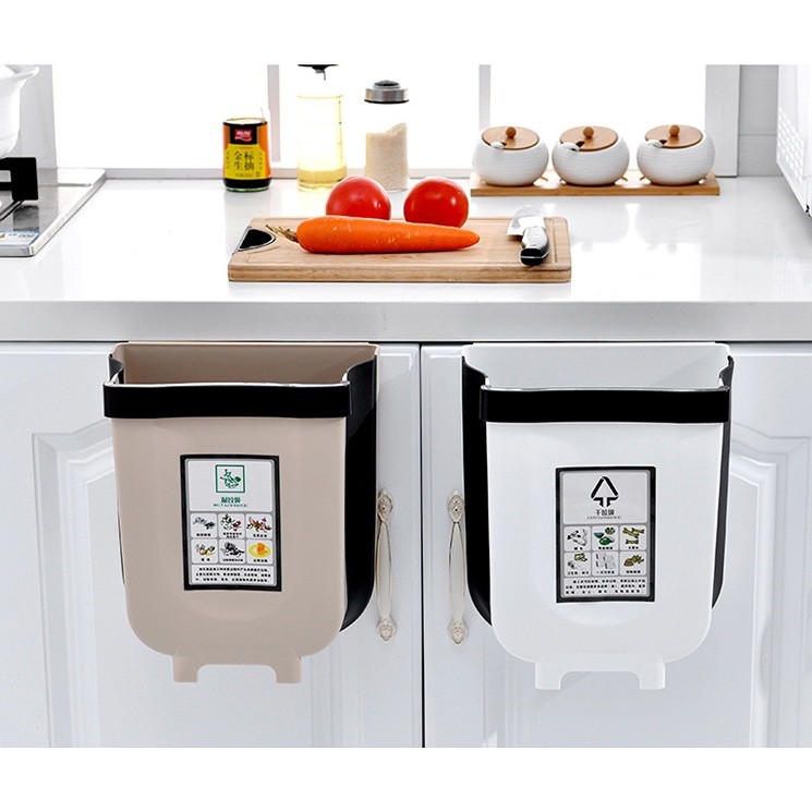 Tong Sampah Lipat Tong Sampah Praktis Tong Sampah Dapur Tong Tempat Sampah Gantung Tong Sampah Kait 