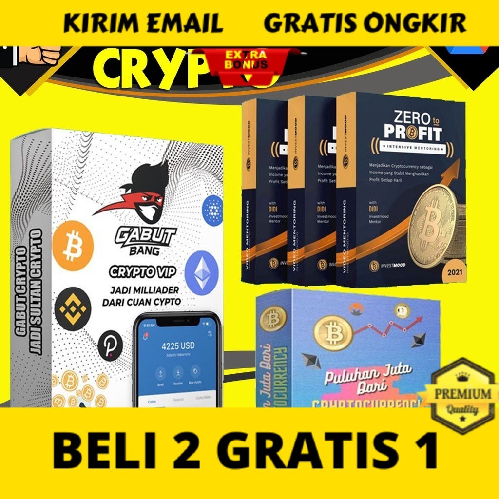 Gabut Crpyto VIP - ZERO To Profit - Panduan Puluhan Juta dr Crypto Cara Pilih Koin Crypto yg Potensi
