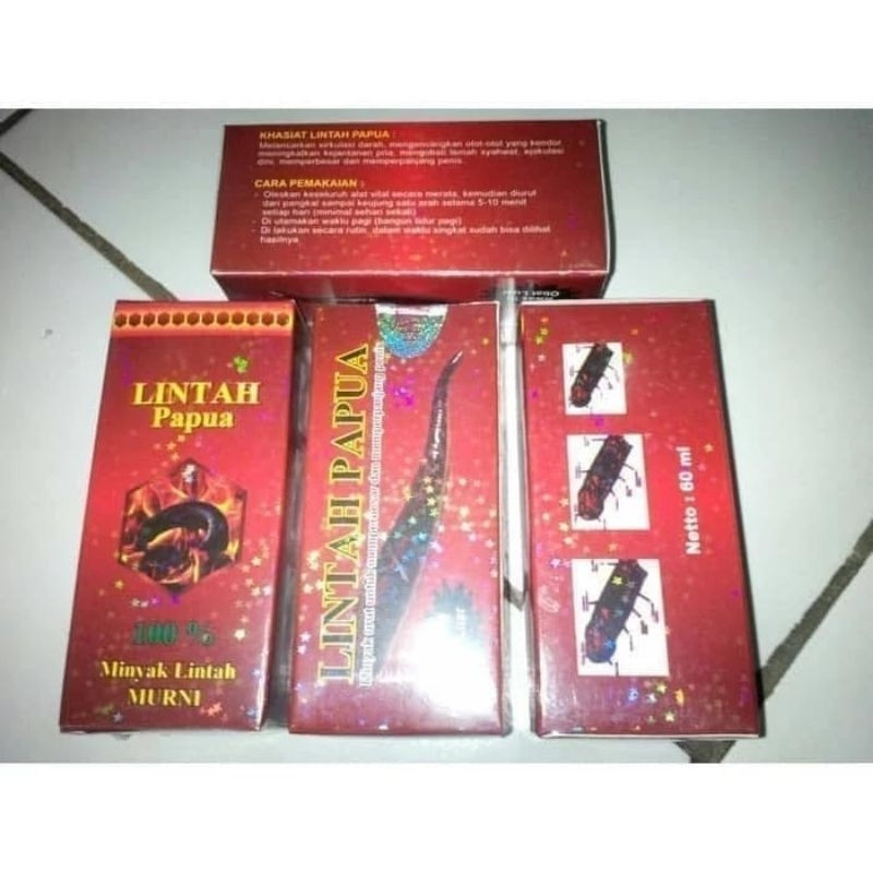Manjur LINTAH MERAH PAPUA ORIGINAL orii Manjur