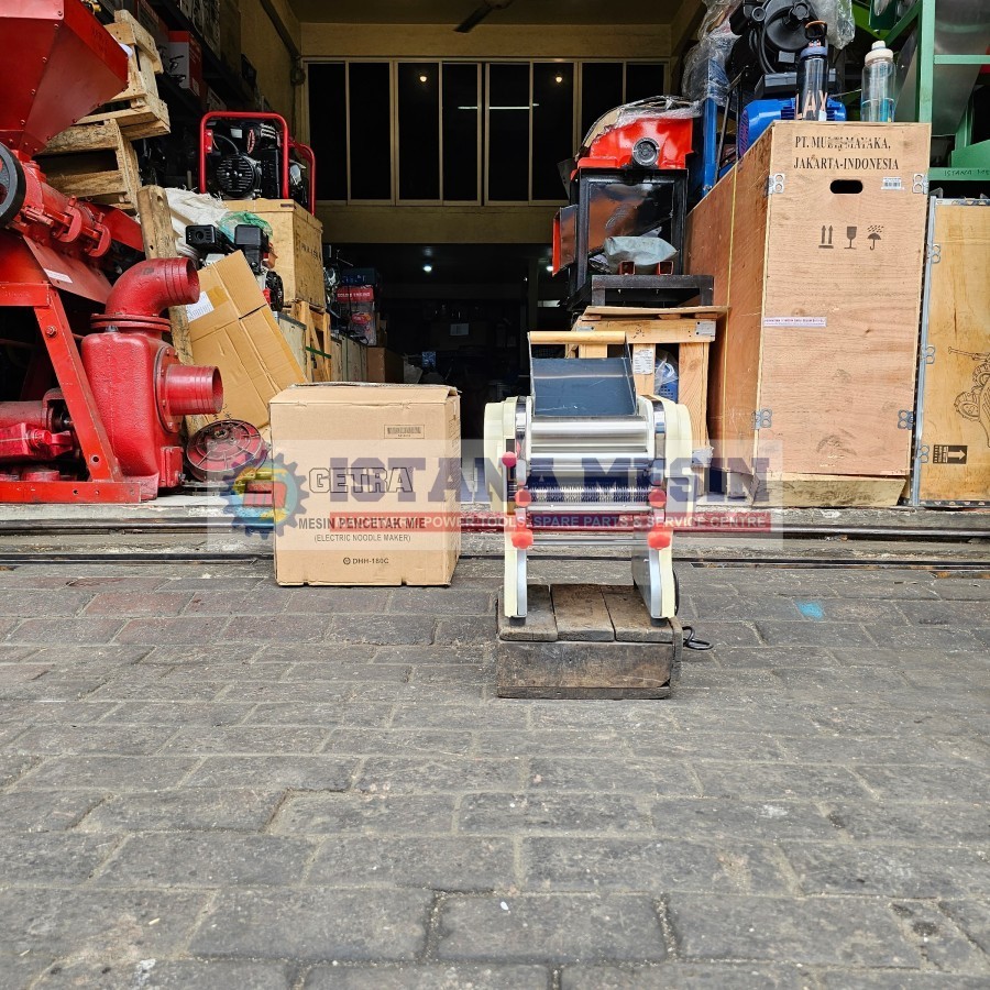 MESIN CETAK GILINGAN MIE LISTRIK GETRA NOODLE MAKER DHH 180C