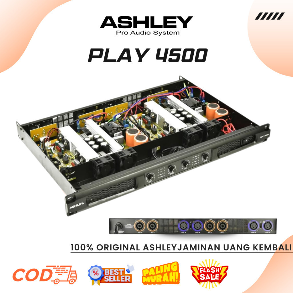 Power Ashley Play 4500 Professional Power Amplifier Class D