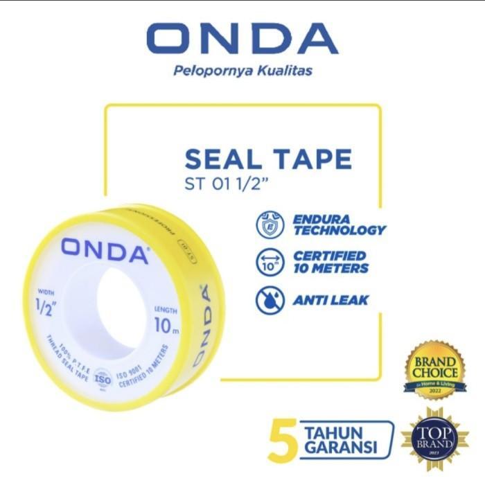 Onda Seal Tape 1/2 inch ST01 0.5 inch x 10 Meter Tebal