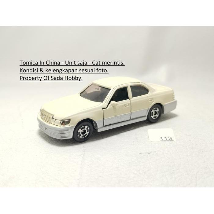 Tomy Tomica No 17 Toyota Celsior Putih Loose SBAtoys