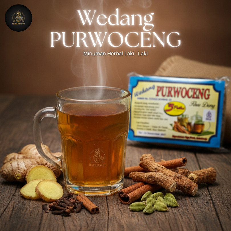 Wedang Rempah Purwoceng Khas Dieng - Isi 10 Sachet Dari Akar Purwoceng Asli