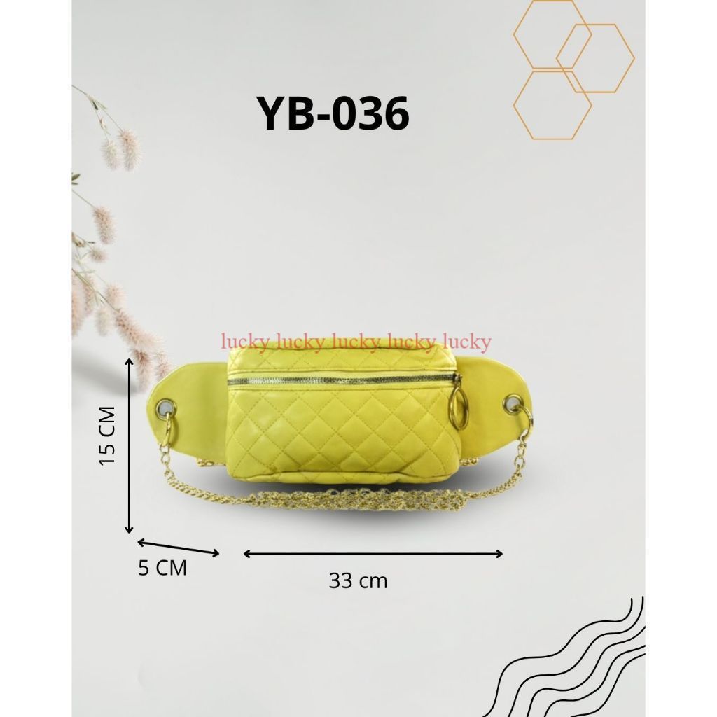 Tas Untuk YB-036 Waistbag Wanita Selempang Sling Bag