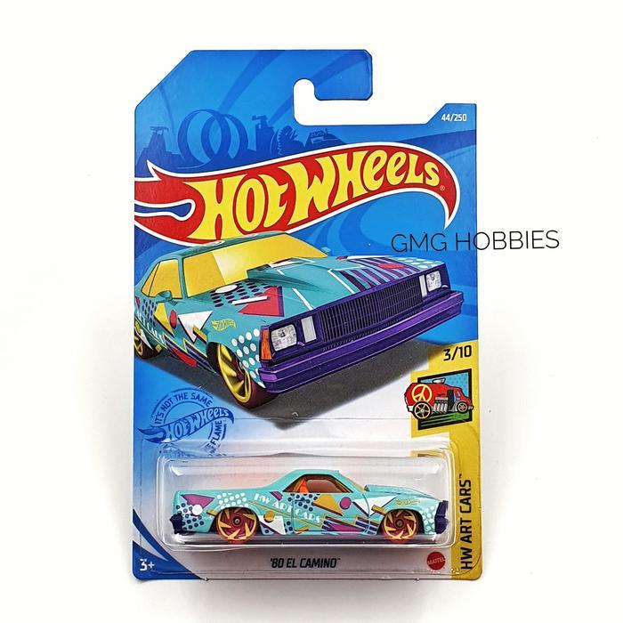 J 2021 '80 EL CAMINO HW ART CARS HOTWHEELS HOT WHEELS DIECAST MOBIL