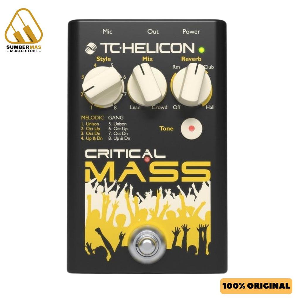 TC Helicon CRITICAL MASS Vocal Effect Pedal - Efek Vokal