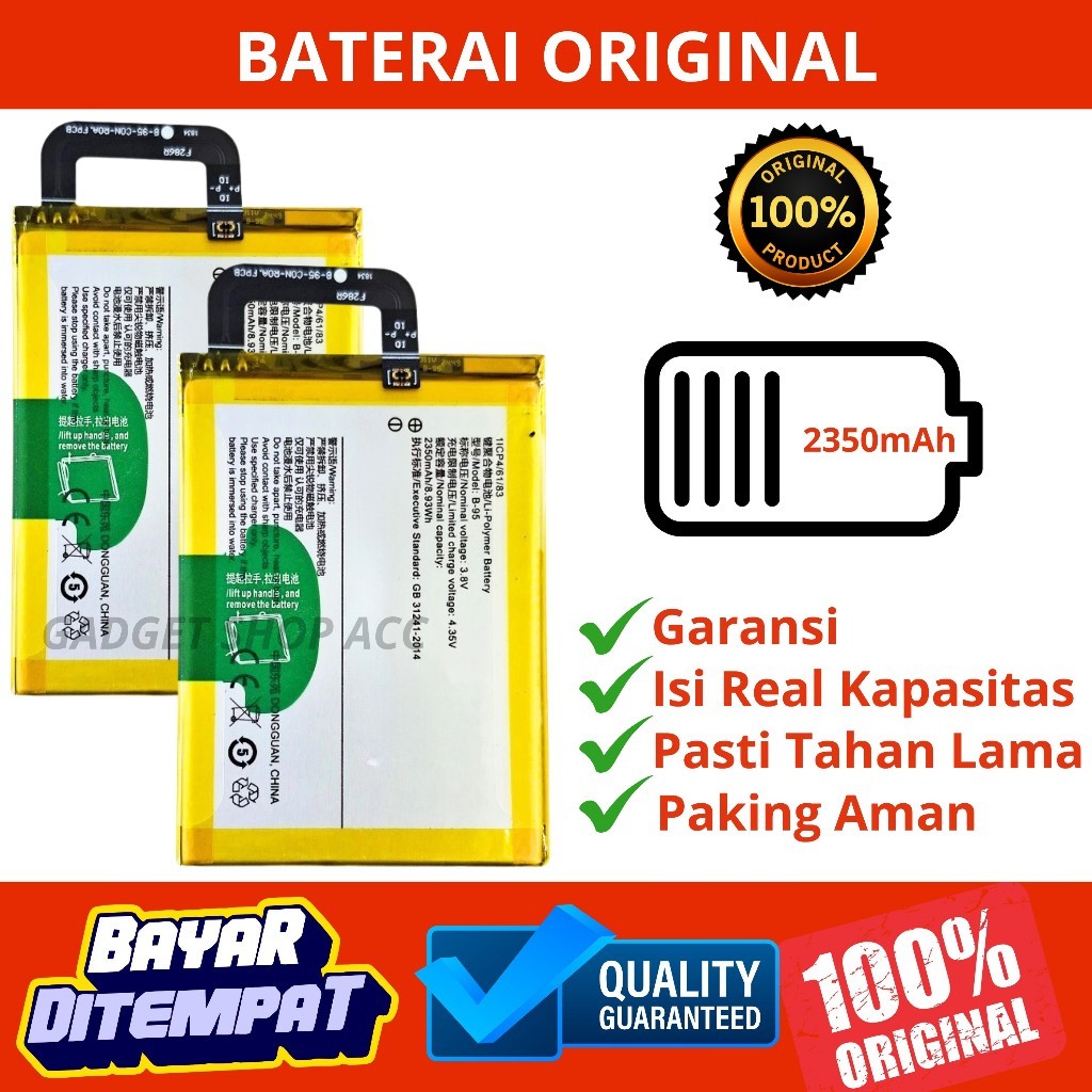 BATERAI VIVO Y51 2015 / BATERAI VIVO Y51A 4G / BATERAI VIVO Y51L 4G / BATERAI VIVO B-95