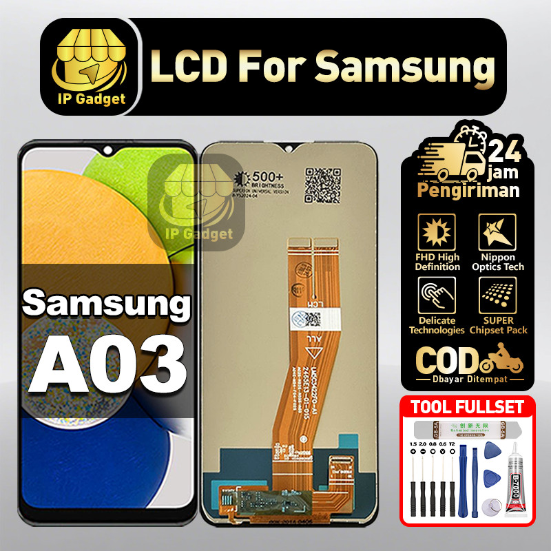 LCD SAMSUNG A03 Fullset LCD HP Touchscreen Layar Sentuh Touch Screen COD
