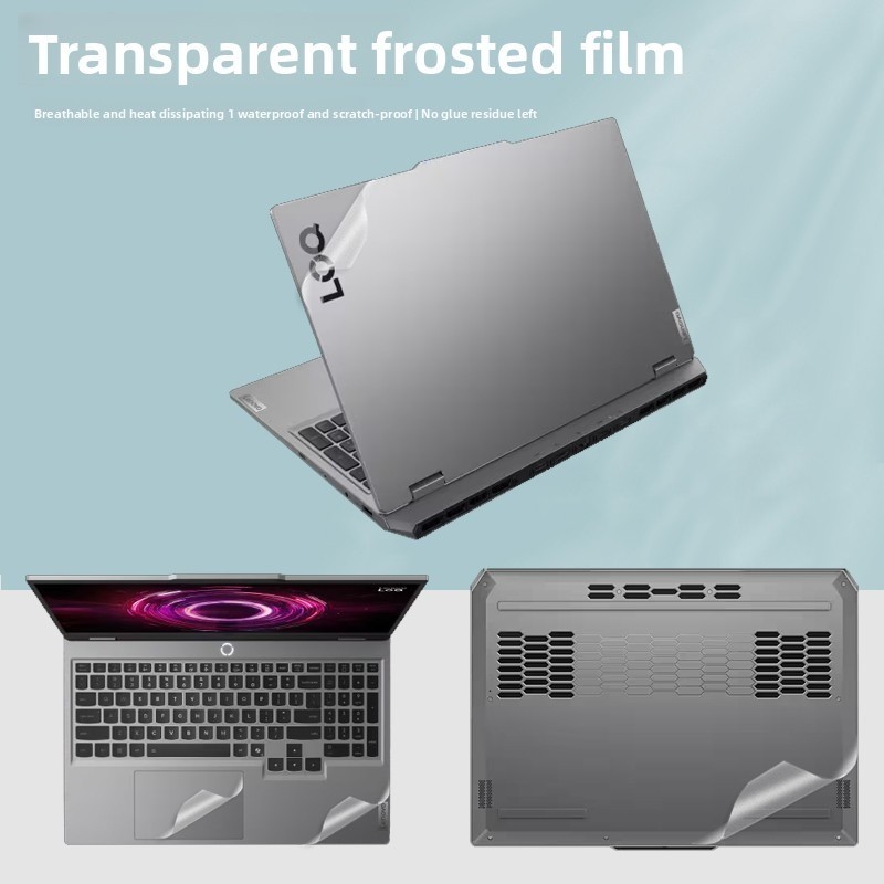 For 156inch Lenovo LOQ 15IRX10 15IRX9 15IRH8 Laptop transparent frosted body sticker easy to cut pro