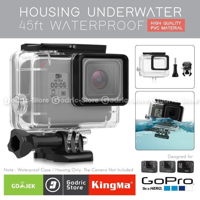 Glorious I.T KingMa Original Waterproof Case 45M for GoPro Hero 5 / 6 / 7 Black