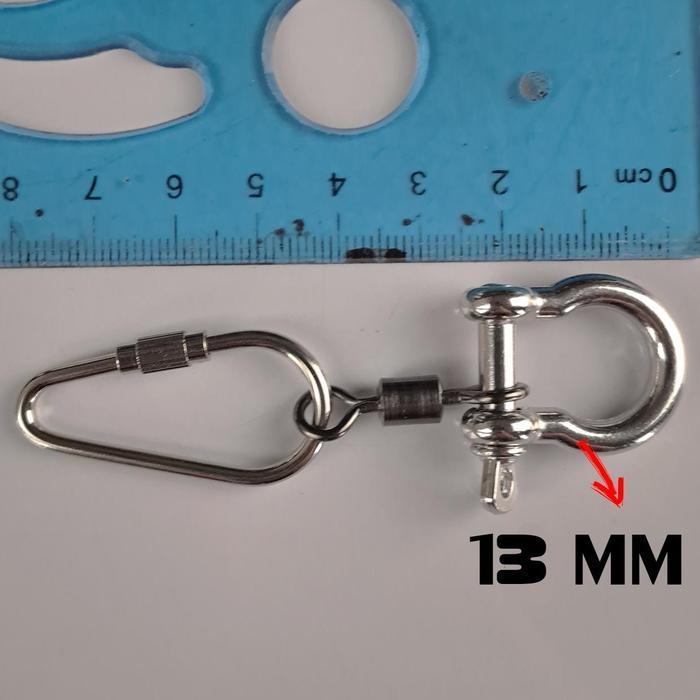 Borgol Kaki Burung Paruh Bengkok Model Omega | Pengait Kaki Burung | Borgol Kaki Parrot - Omega 13 M