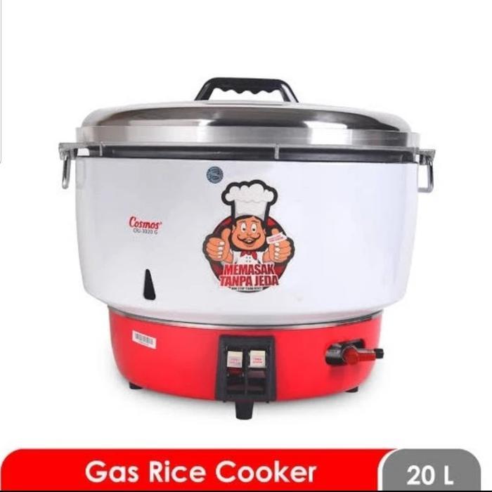 COSMOS : CRJ-3020G AUTOMATIC RICE COOKER GAS 20 LITER NASI CRJ 3020 G