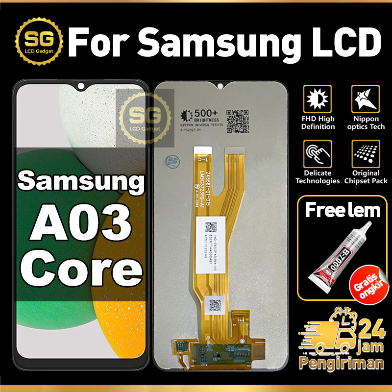 SG LCD Samsung A03 Core Fullset HP Touchscreen Samsung A03 Core Free Lem Glass Touch Screen Digitize