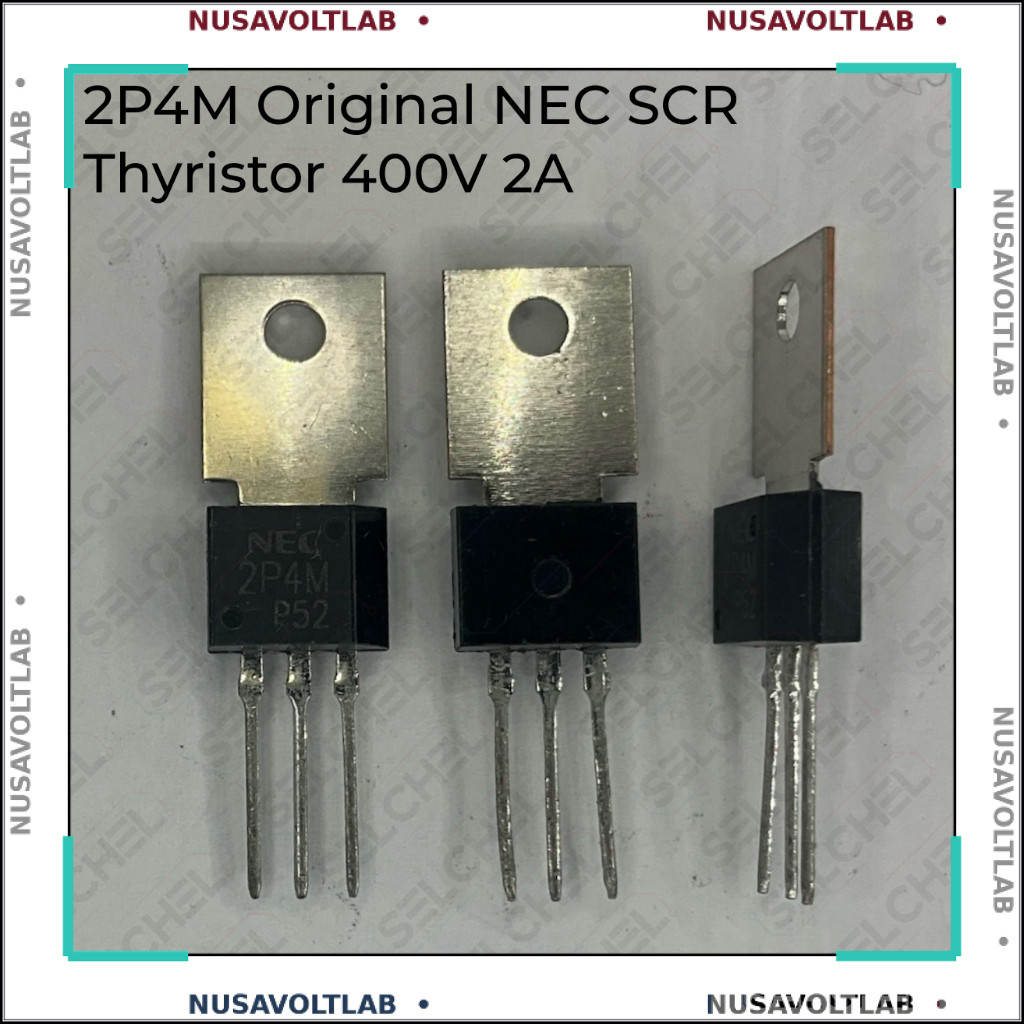 2P4M SCR Thyristor 400V 2A Original – Kontrol Daya Andal & Efisien