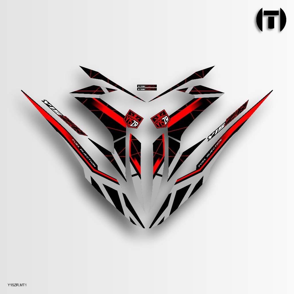 VINYL Motorcycle / Motorbike Body Decal Sticker Kit Set Y15 ZR Y15ZR.MT1