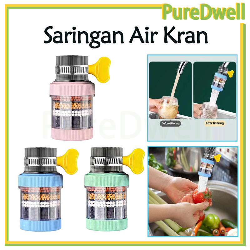 Saringan Kran Keran Filter Air Bersih / Filter Kran Air 6 Lapis Original