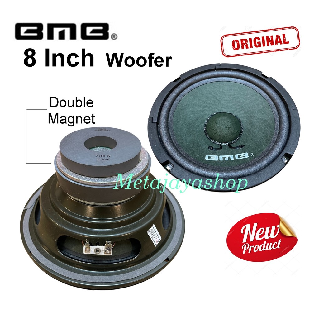 Speaker Component BMB 8 Inch Original Speaker komponen  BMB 8 inch double magnet