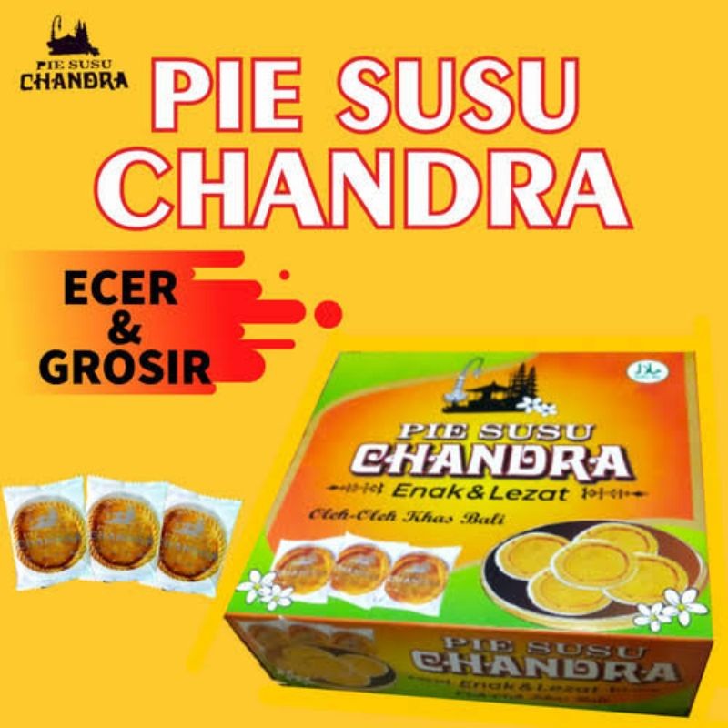 Pie Susu Chandra Oleh-Oleh Khas Bali Isi 50 Pcs