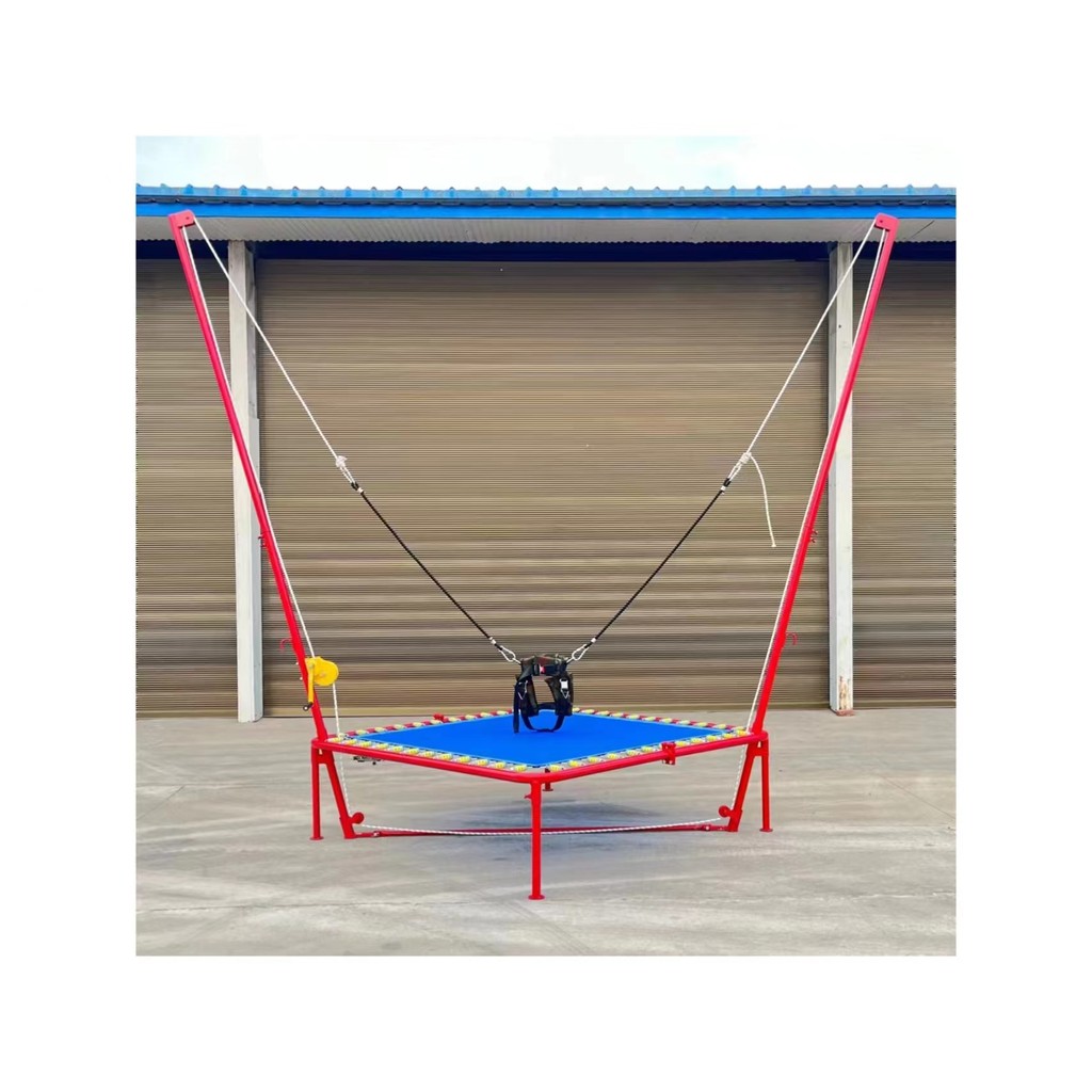 Kids Bungee Jumping Bed Portable Bungee Trampoline Amusement Jumping Bungee Trampoline Outdoor Adult