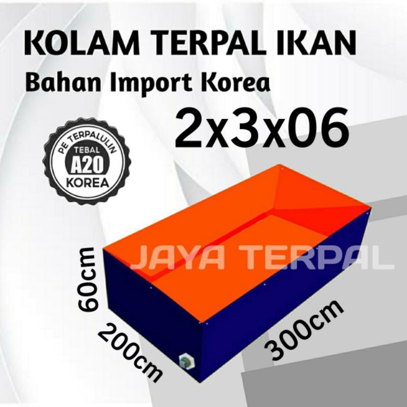 Wony Store - Terpal Kolam Terpal Ikan Kotak  Kolam Terpal Bahan  Untuk Budidaya Ikan
