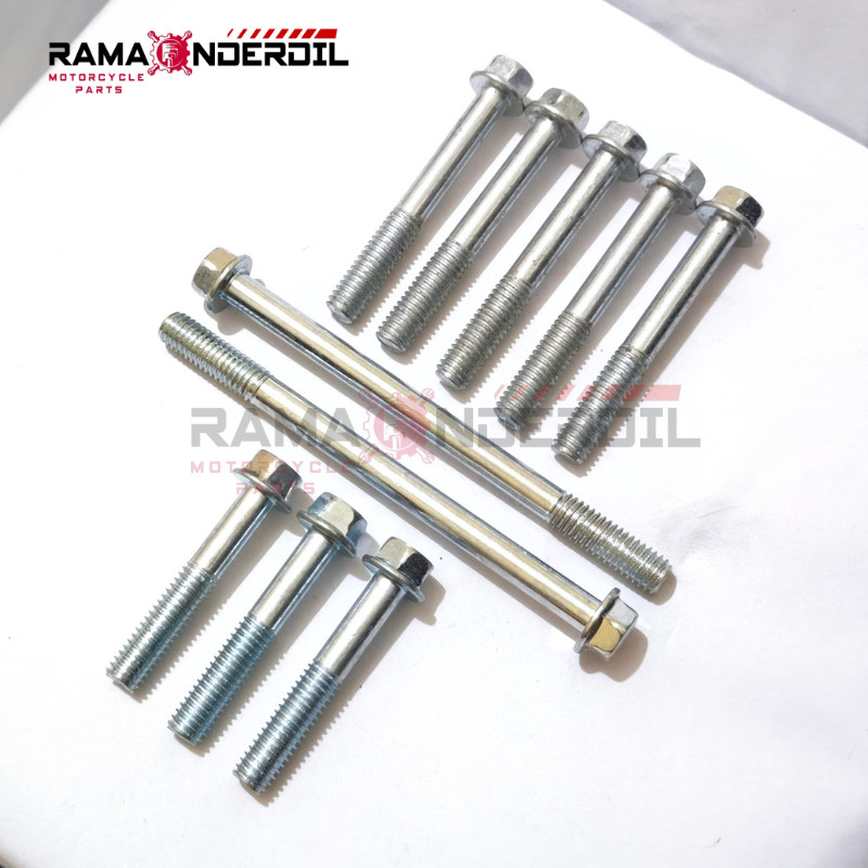 Satu Set Baut Blok CVT Motor Honda Vario 150 Fi Esp