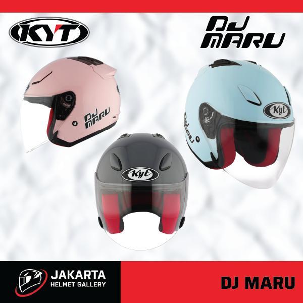 KYT DJ MARU SOLID Helm Half Face SNI & DOT