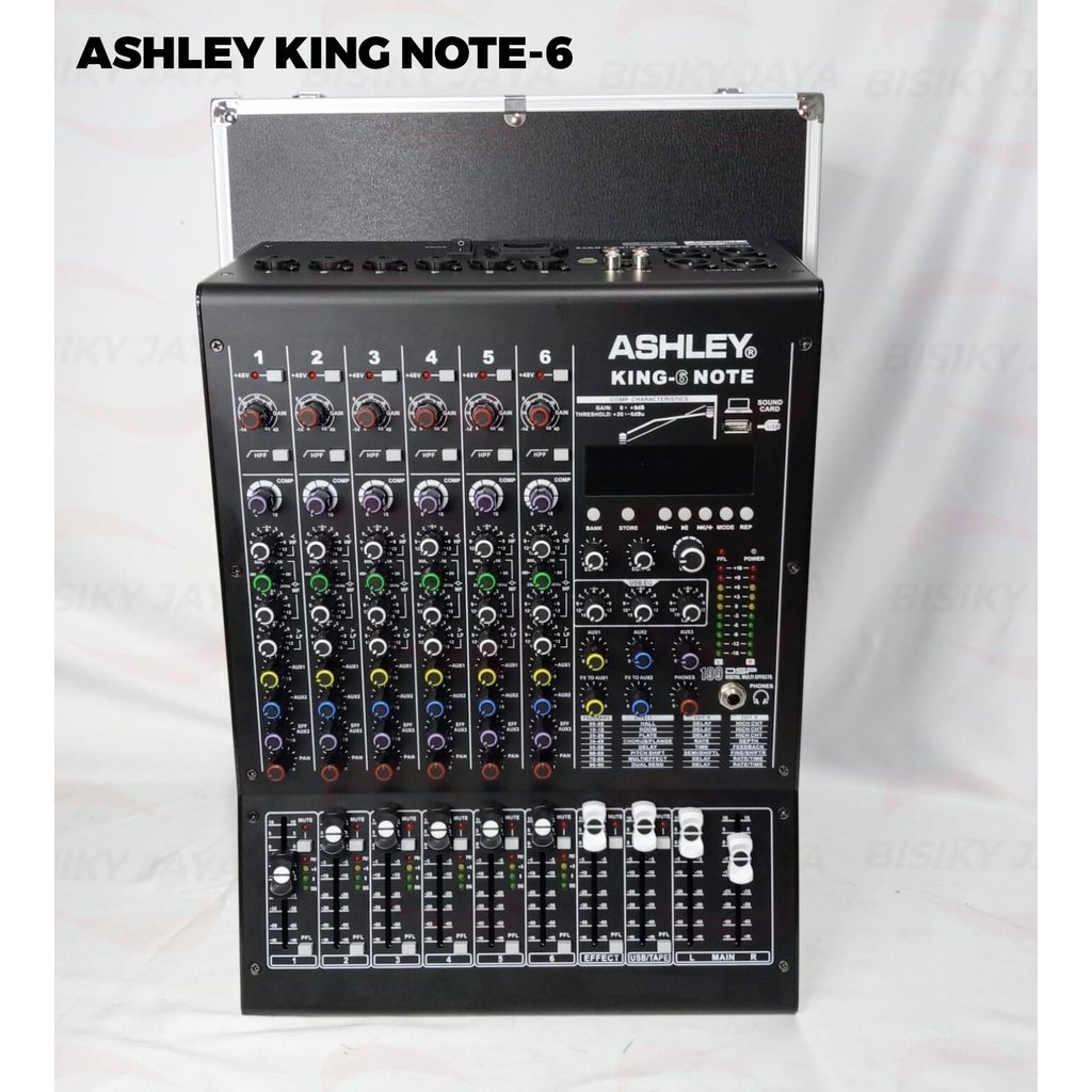 Mixer 6 Channel ASHLEY KING NOTE 6 ORIGINAL ASHLEY 