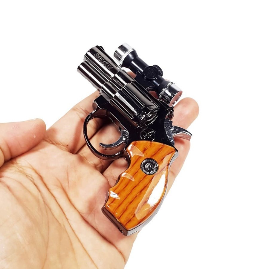 Korek Api Pistol Gas Bara Multifungsi Laser Senter Lighter Mancis Unik Korek Api Lighter Co
