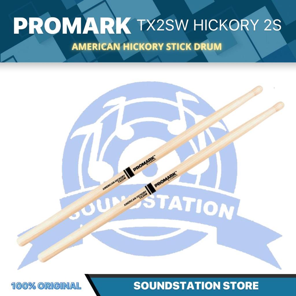 PROMARK TX2SW American Hickory Stick Drum - Stik Drum 2S Original Asli