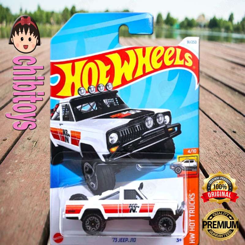 Hot Wheels 73 Jeep J10 Putih Diecast Mobil Pickup Offroad