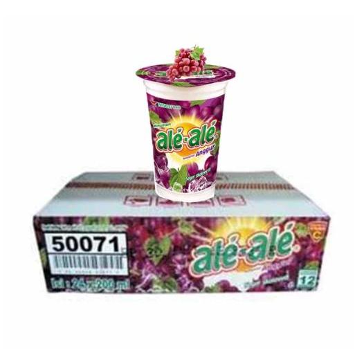 Ale Ale Gelas DUS rasa Coco Pandan, Jeruk, Mangga, Anggur dan Jambu tersedia di Baru Mart