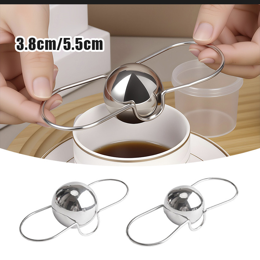 Ice Ball Stainless Steel Anti Karat – Aman Mesin Pencuci Piring, Tingkatkan Rasa Minuman