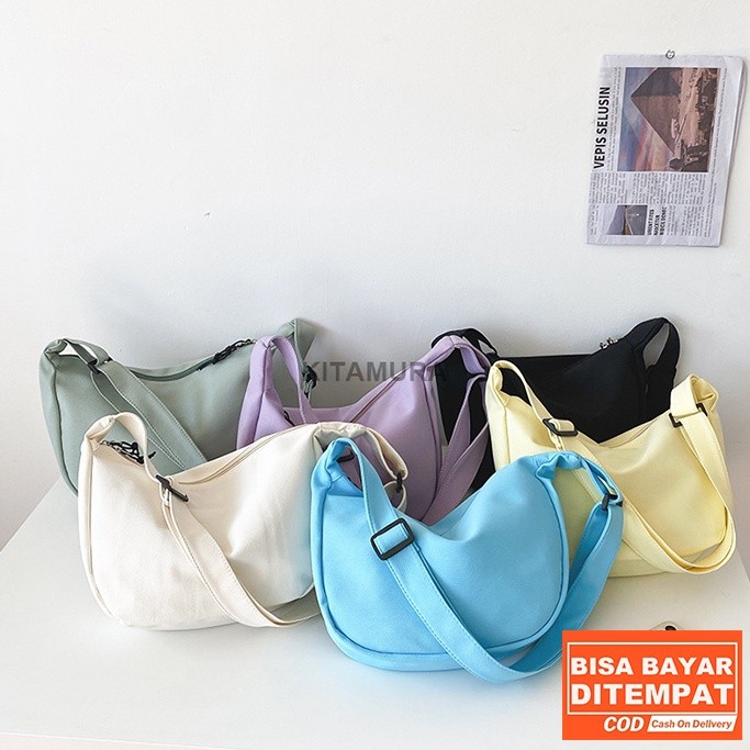 TL185/TAS SELEMPANG WANITA/TAS ANTI AIR/TAS BAHU/TAS JINJING/TAS KECIL/SLING BAG/TAS IMPOR/TAS KOREA
